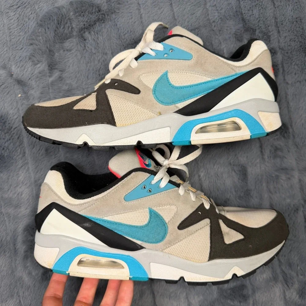 Nike Air Structure Triax 91 Neo Teal Infrared Mens CV3492-100 Size 12 Shoes